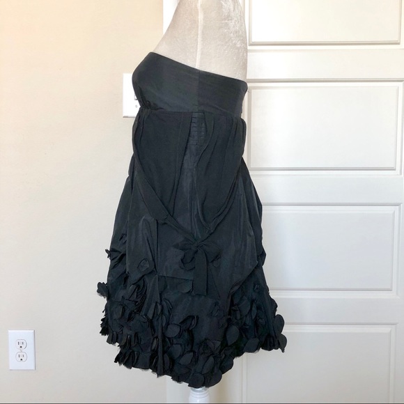 BCBG Max Azria Black Strapless Formal Dress Size 4 - Picture 4 of 8